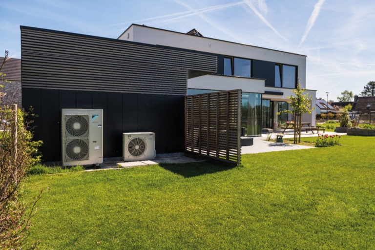 Maison avec pompe à chaleur